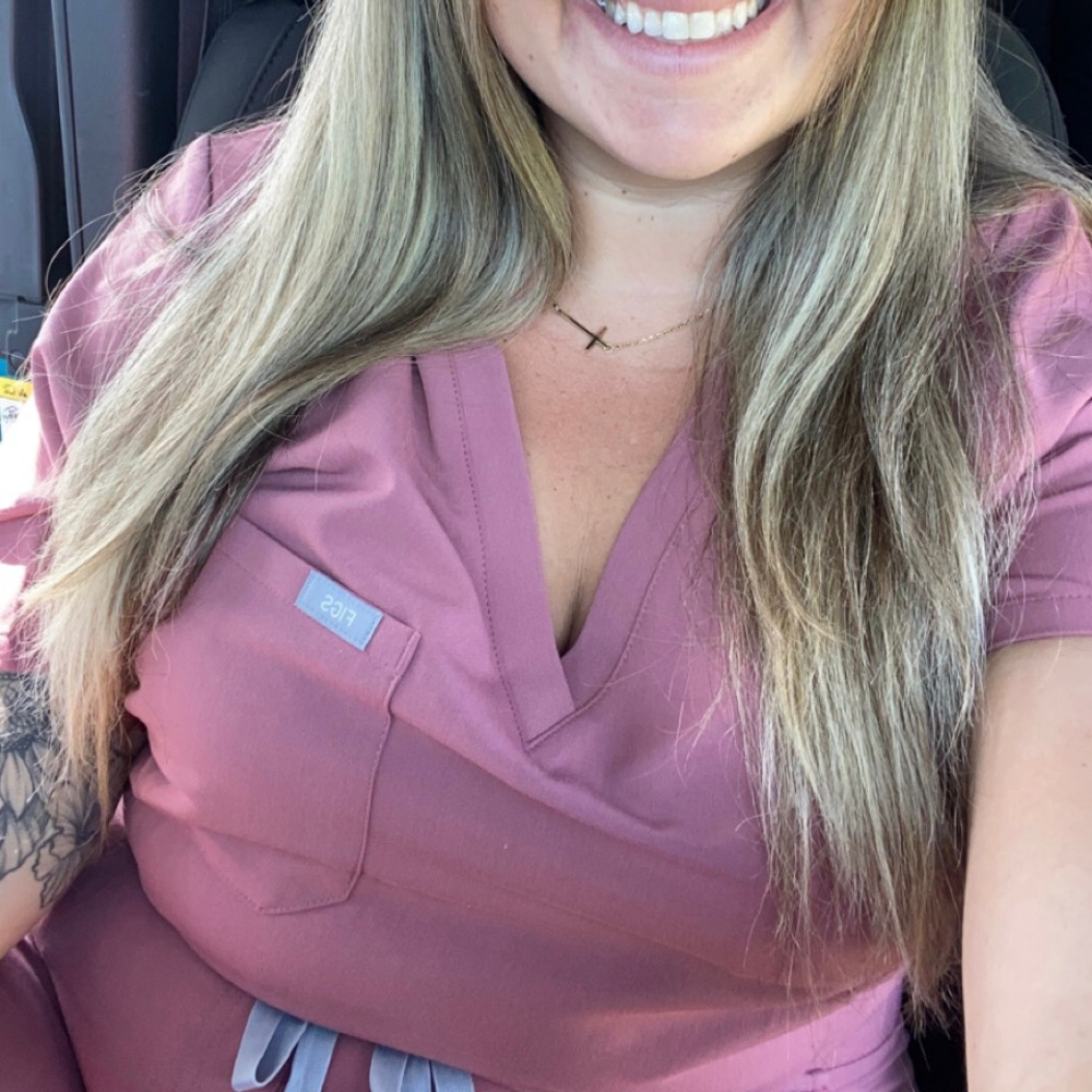 Mauve figs scrub set